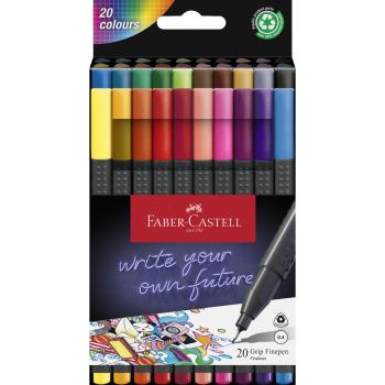 Faber-Castell Finepen Grip 0.4 20er Etui